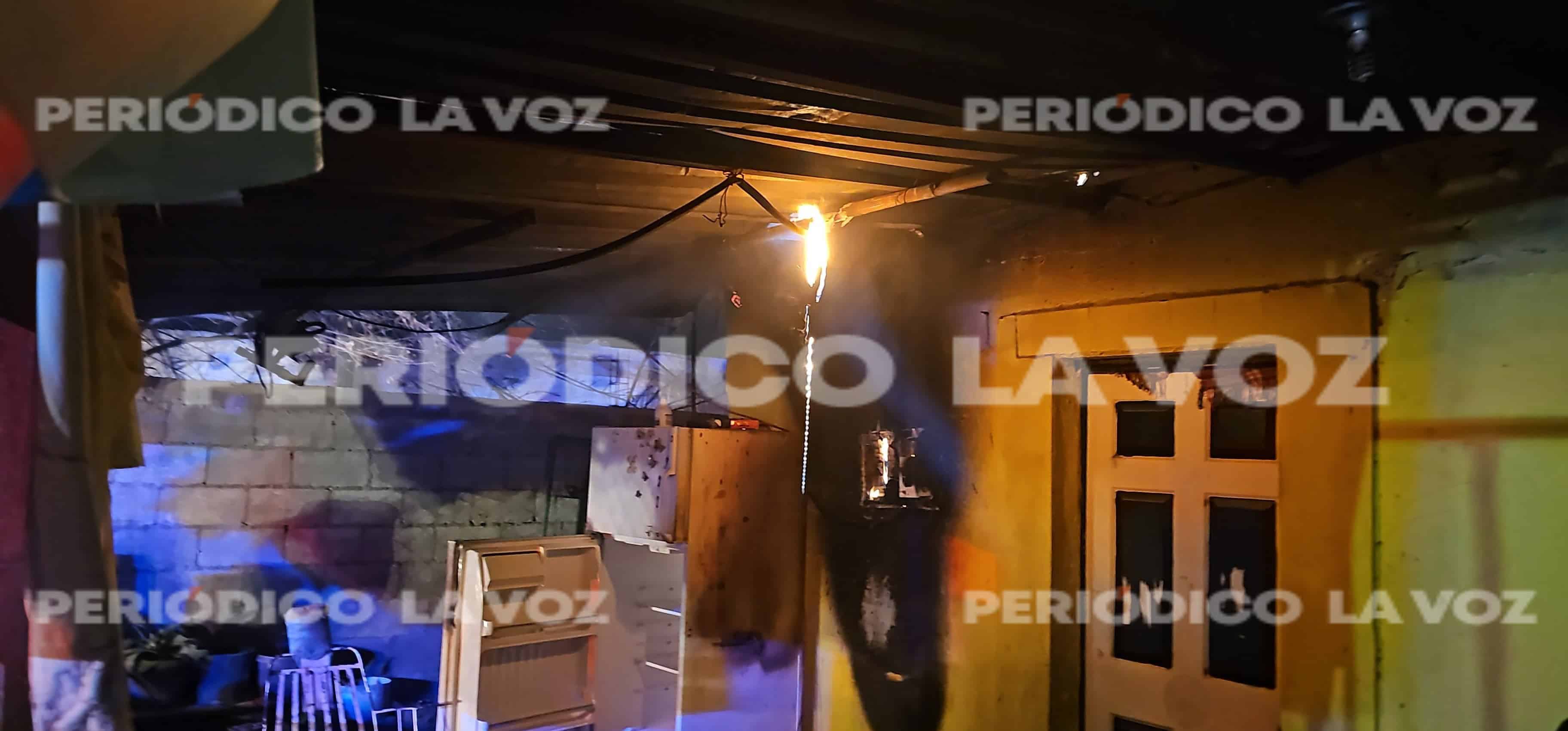 Se incendia casa en la Hipódromo