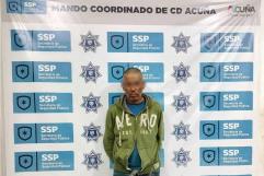 Detienen a hombre por robo a casa habitación en Ciudad Acuña