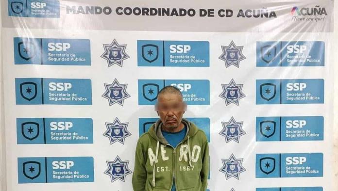 Detienen a hombre por robo a casa habitación en Ciudad Acuña