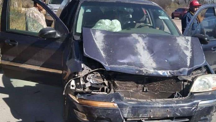 Choque en el Puente La Becerra deja dos lesionadas