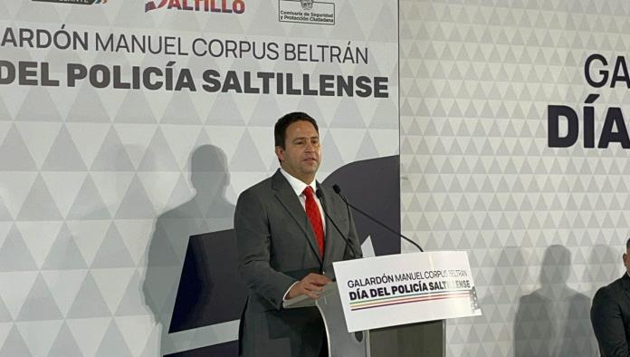 Día del Policía Saltillense: Entrega Javier Díaz galardones