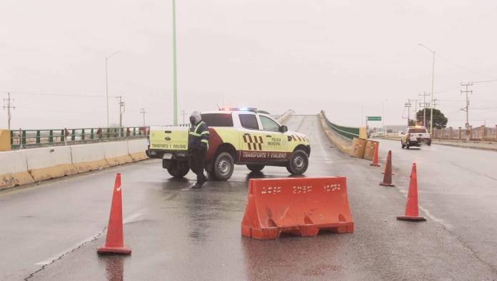 Cierran puente durante 6 horas