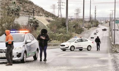 Caos en puentes por intenso frío