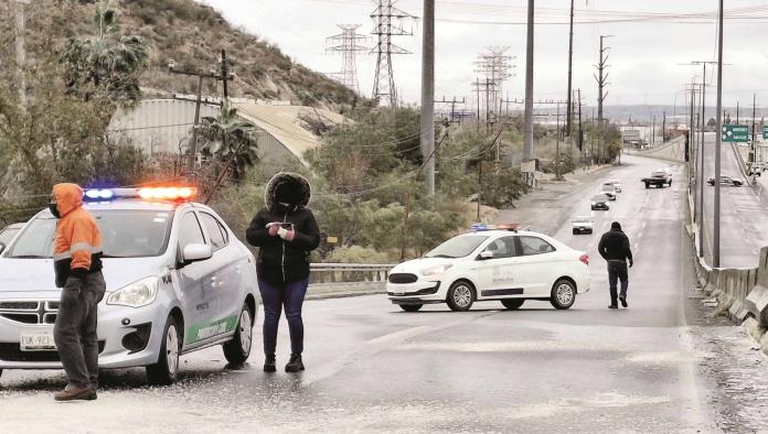 Caos en puentes por intenso frío