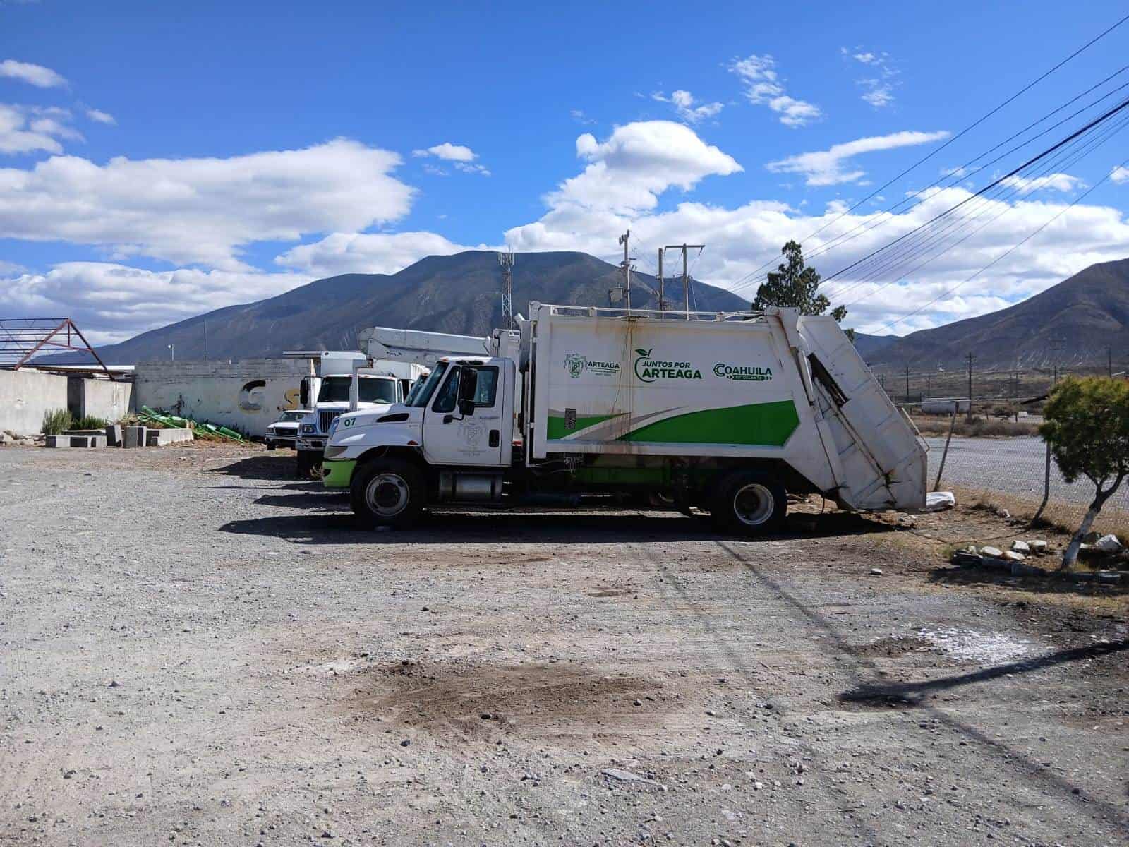 Este martes el servicio de limpieza de Arteaga suspendió sus trabajos.
