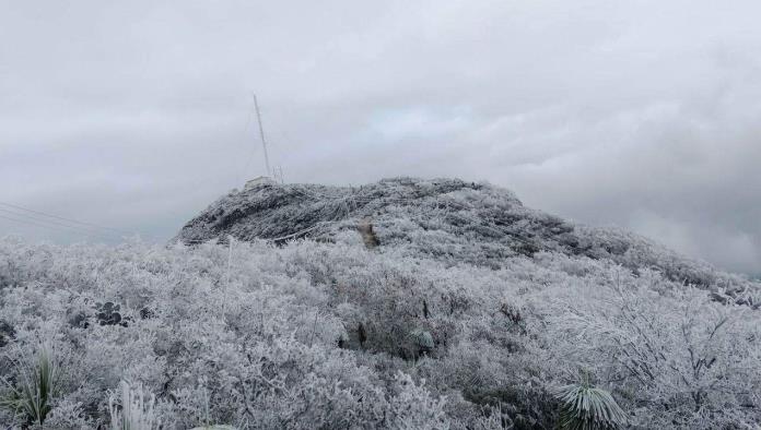 Se vistió de blanco Sierra Santa Rosa