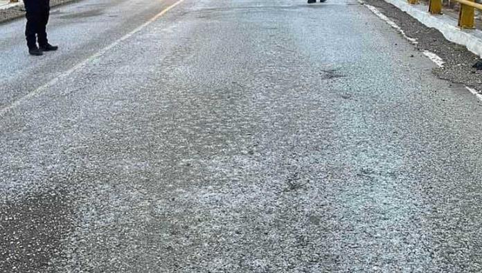 Cierran puentes por hielo en Cinco Manantiales