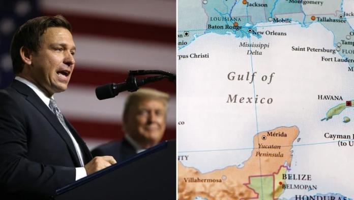 Trump impulsa renombrar el Golfo de México; Sheinbaum defiende su denominación histórica