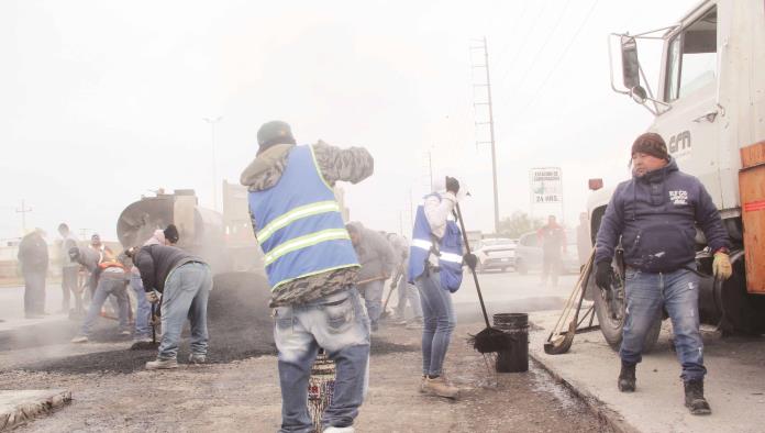 Suspendieron el bacheo