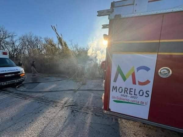 Controlan incendio en la carrizada del Pozo del Molino