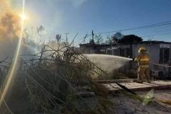 Controlan incendio en la carrizada del Pozo del Molino