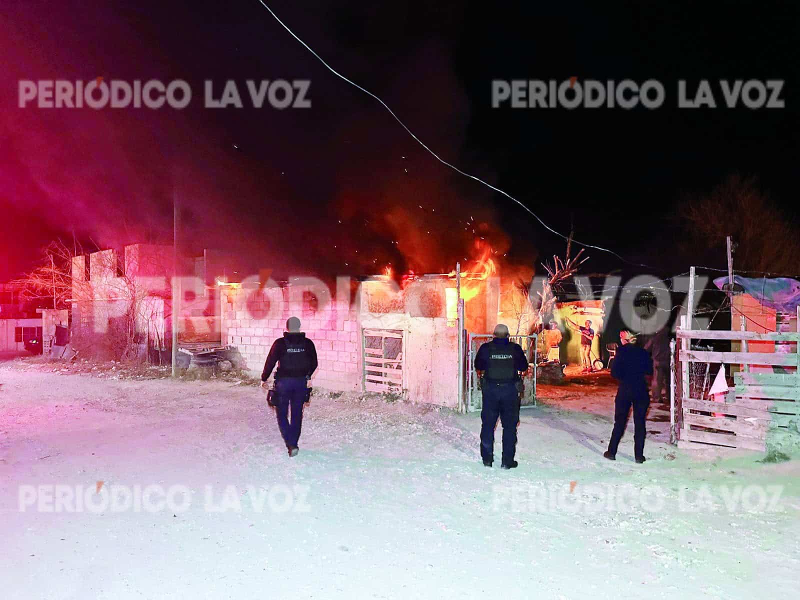 Consume incendio capilla de la Santa Muerte