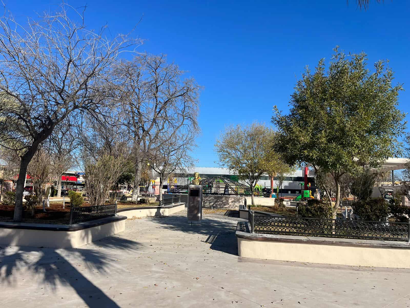 La Plaza Benjamín Canales de Ciudad Acuña se moderniza con nuevo kiosko