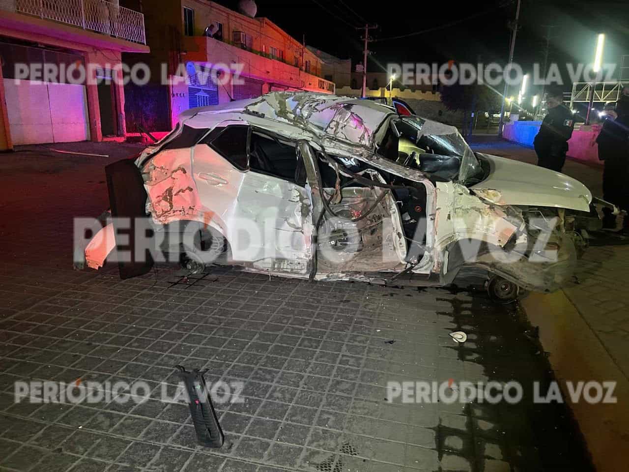 Vuelca ebrio en la Juárez