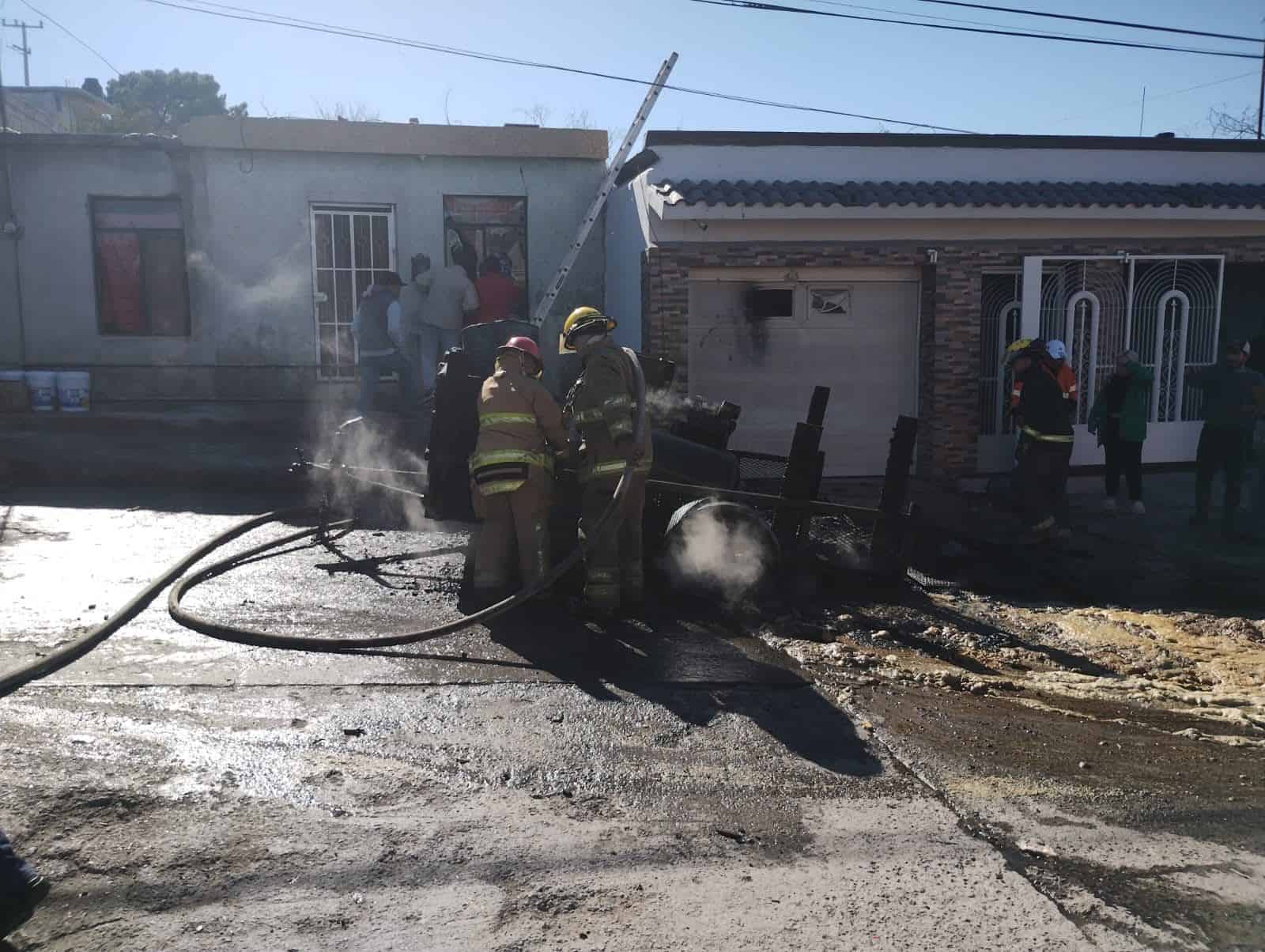 Explota tanque con poliuretano