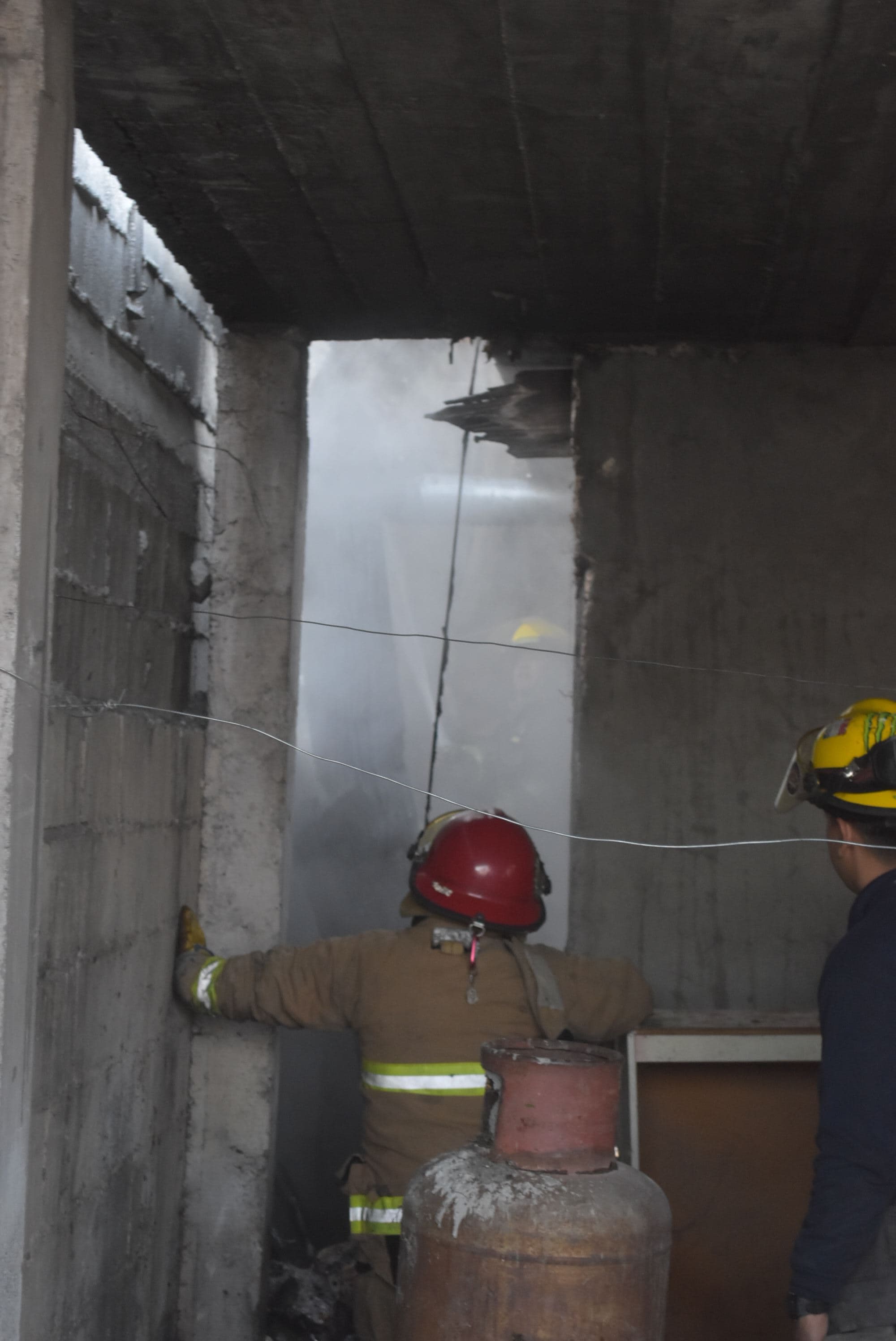 Causa estufa de leña incendio de dormilón