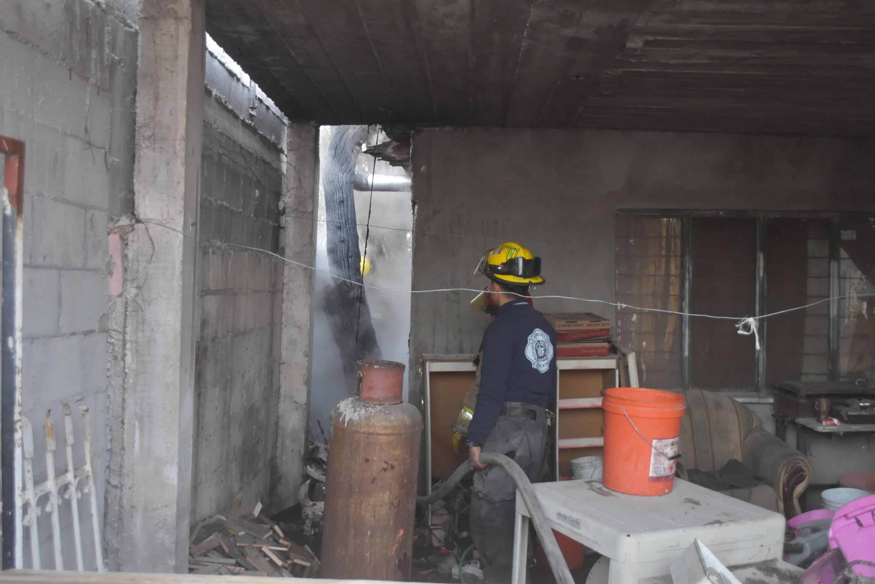 Causa estufa de leña incendio de dormilón