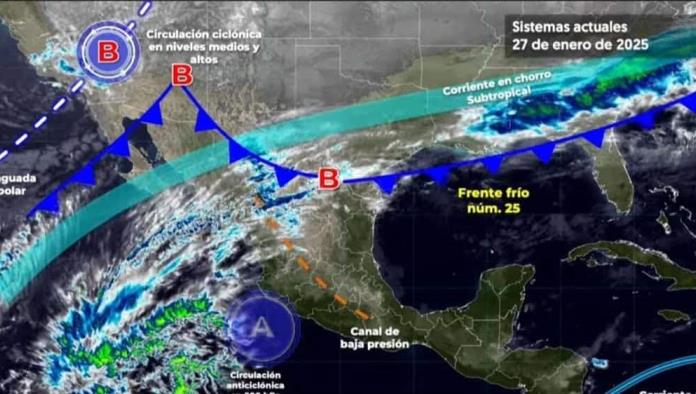 Frente frío 25 provocará lluvias y vientos fuertes en Coahuila