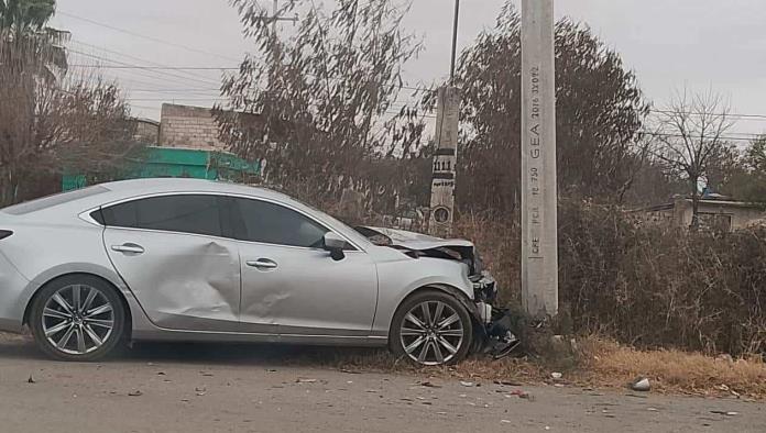 Choque involucra a dos vehículos sin lesionados