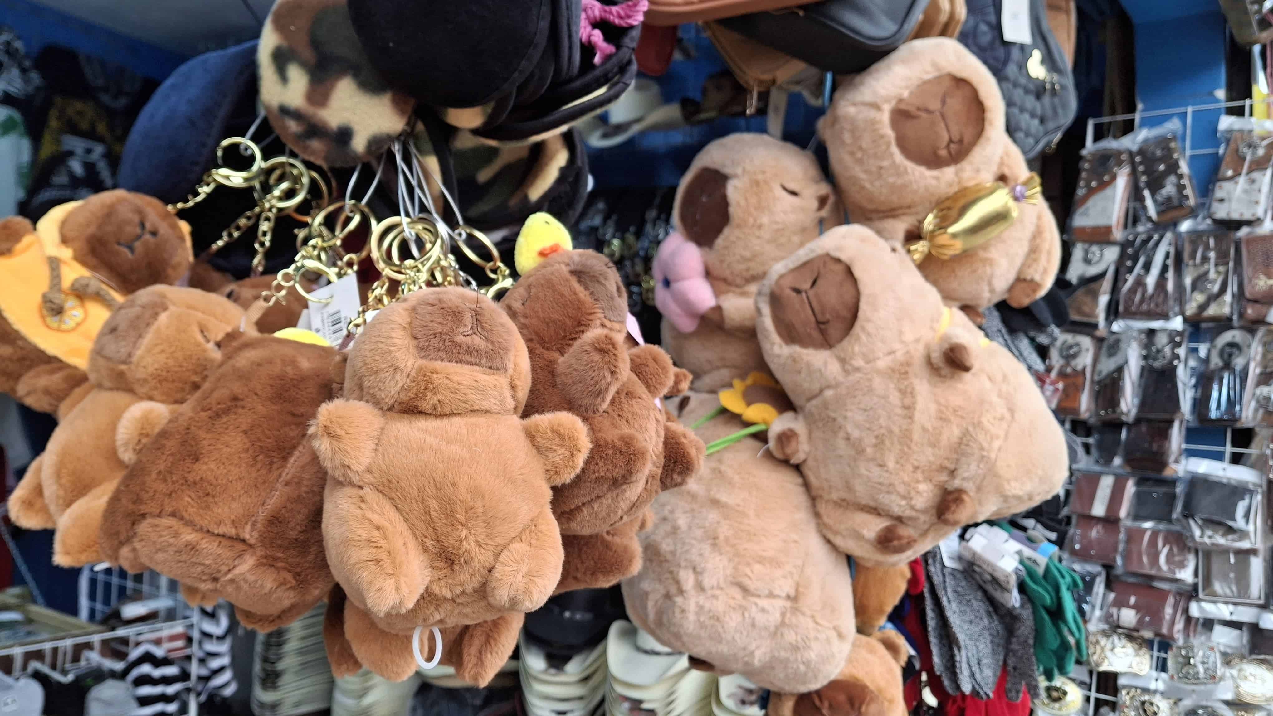En la Zona Centro se pueden observar mostradores llenos con esta figura en diversos tamaños.