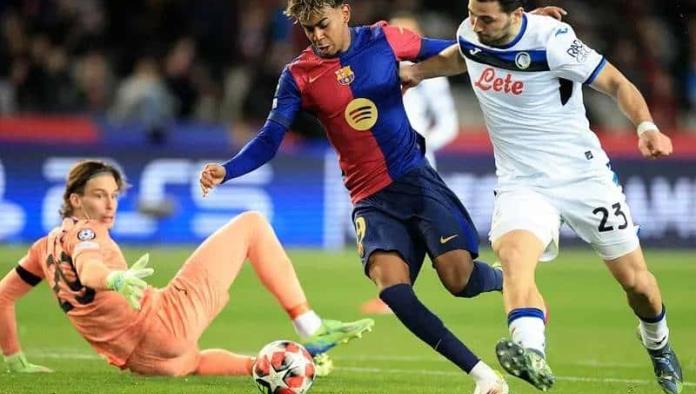 Barcelona deja escapar la cima de la Champions ante Atalanta