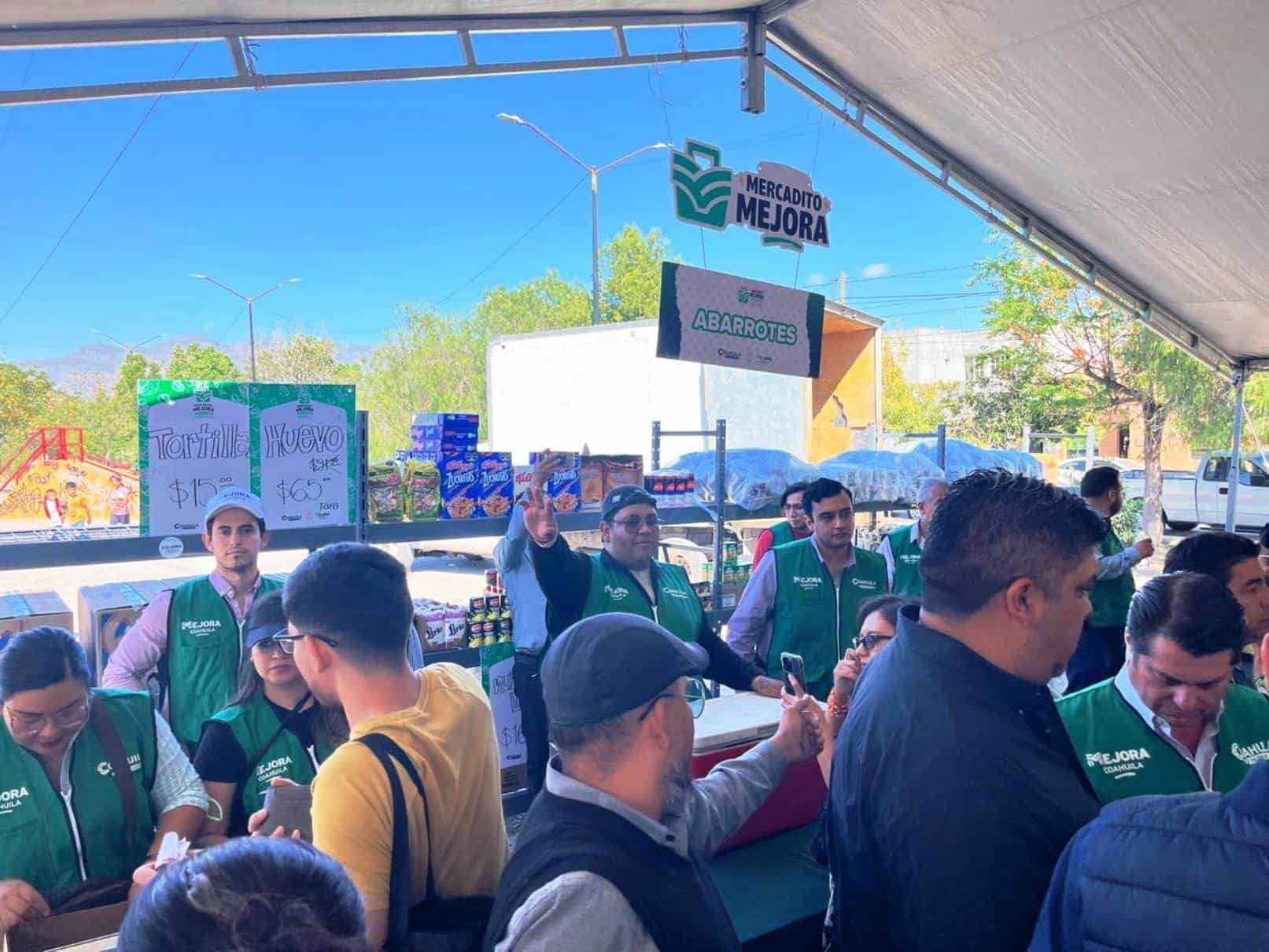 Apoya mercadito economía familiar, durante la cuesta de enero