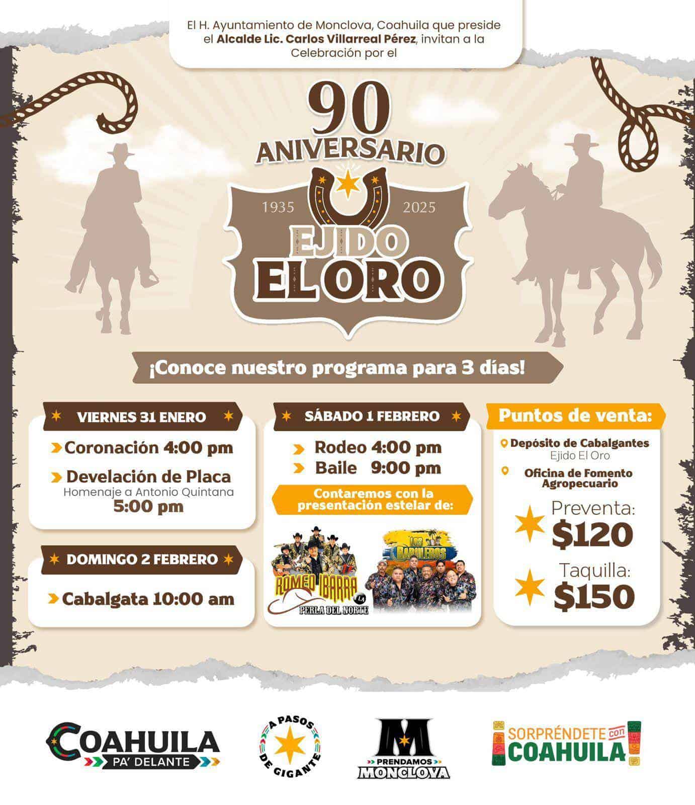 Serán tres días de fiesta en "El Oro"