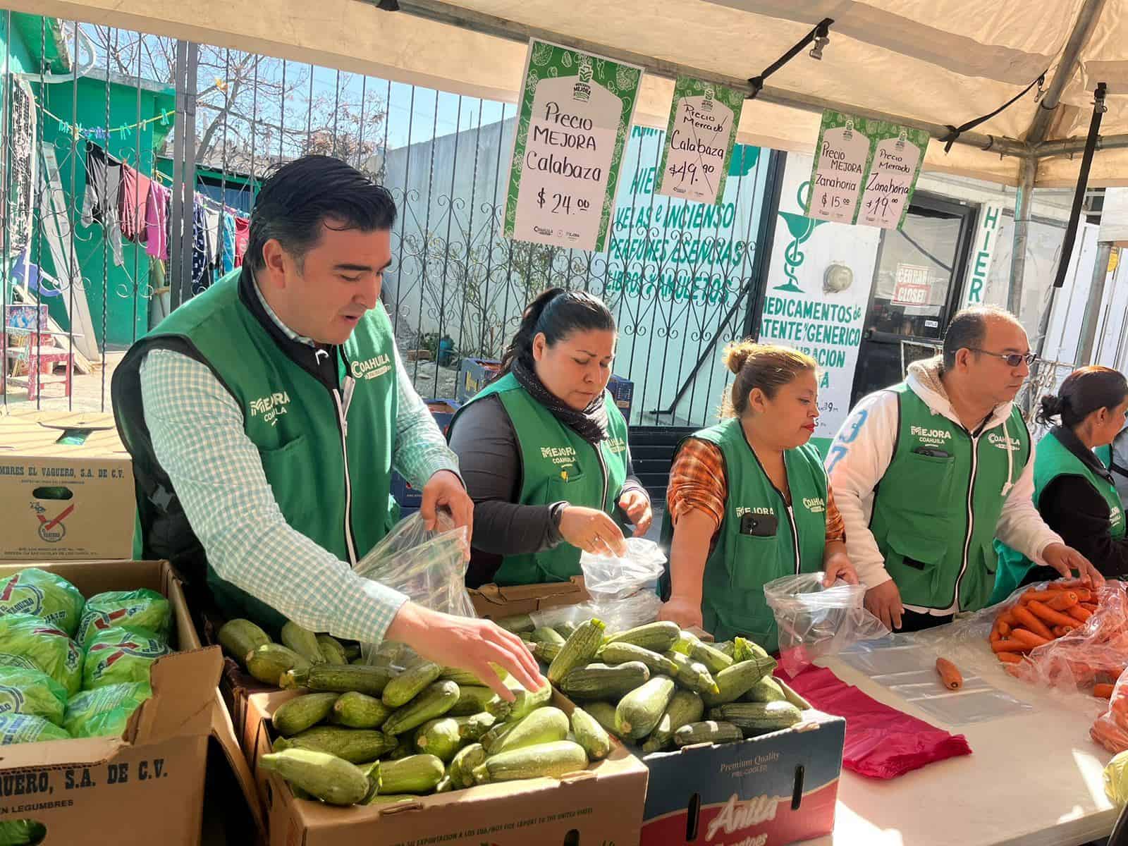 Mercadito Mejora continúa llevando productos básicos a los sectores de Acuña