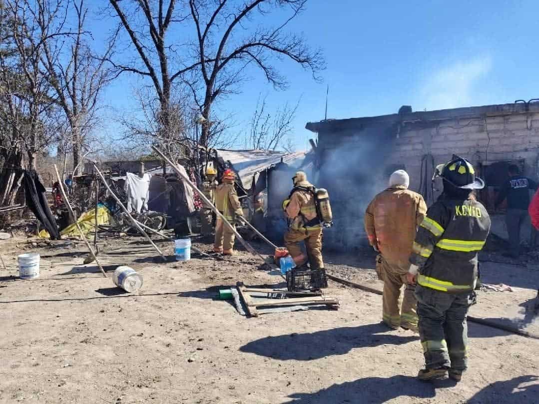 Incendio en Allende moviliza a cuerpos de emergencia