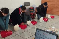 Finaliza curso de Primeros Auxilios en la Secundaria Eva Sámano en Zaragoza