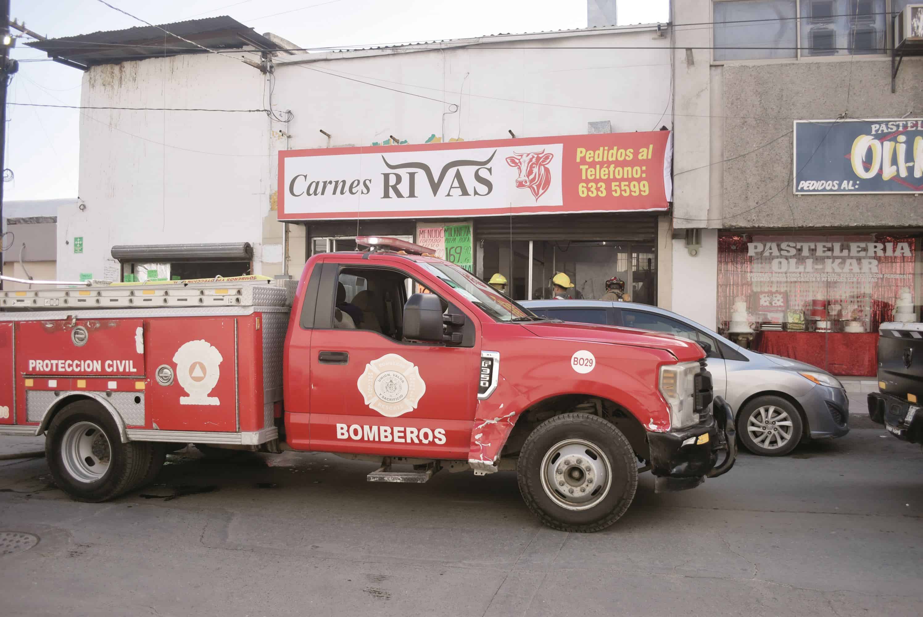 ¡Flamazo en carnicería!