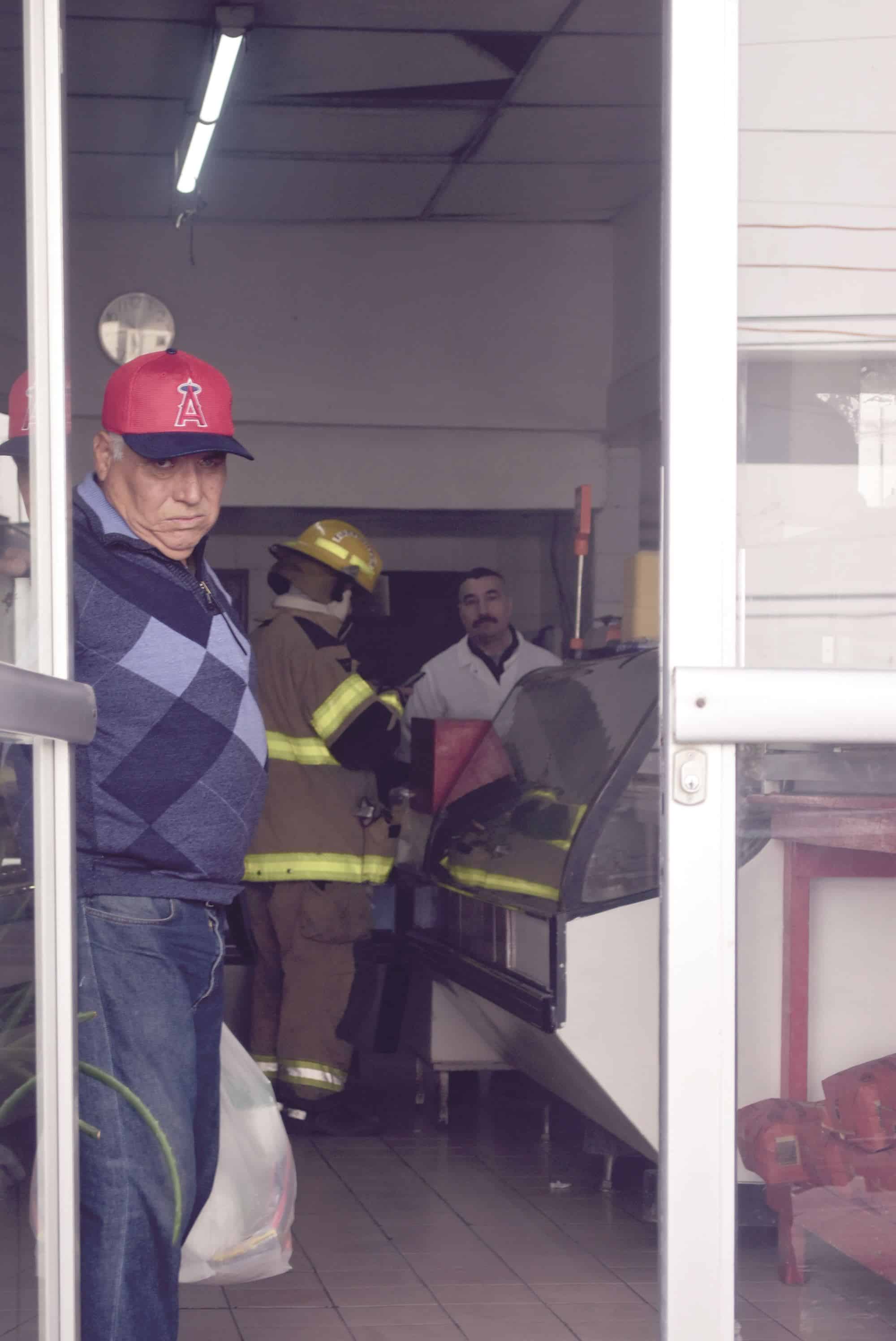 ¡Flamazo en carnicería!