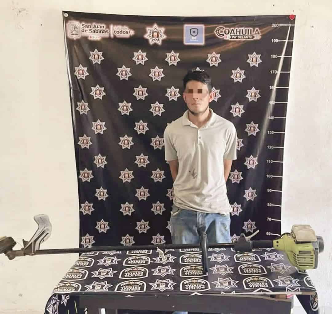 Detienen a joven por robo a casa-habitación