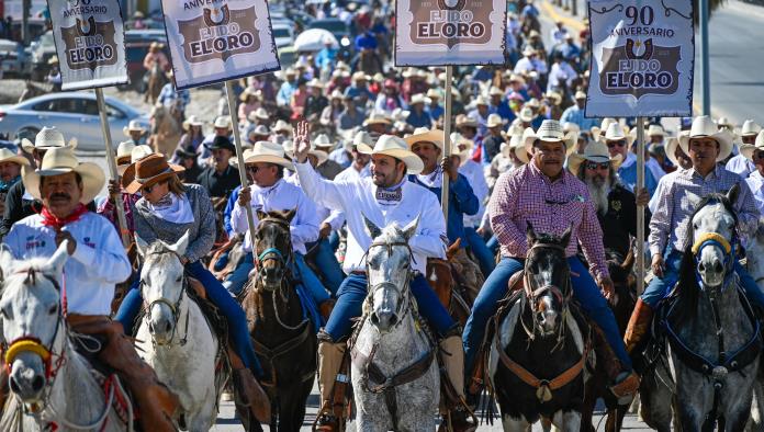 Encabeza Carlos Villarreal  cabalgata del ejido El Oro