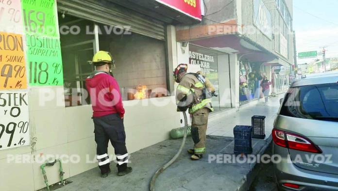 ¡Flamazo en carnicería!
