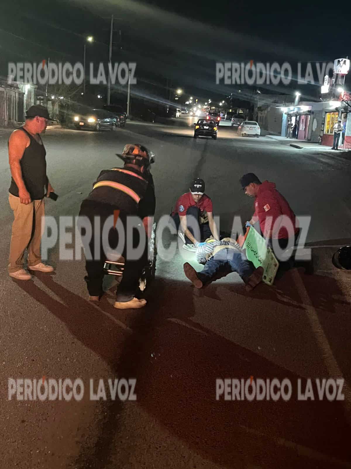 Rescatistas del GRUM atendieron a los lesionados.