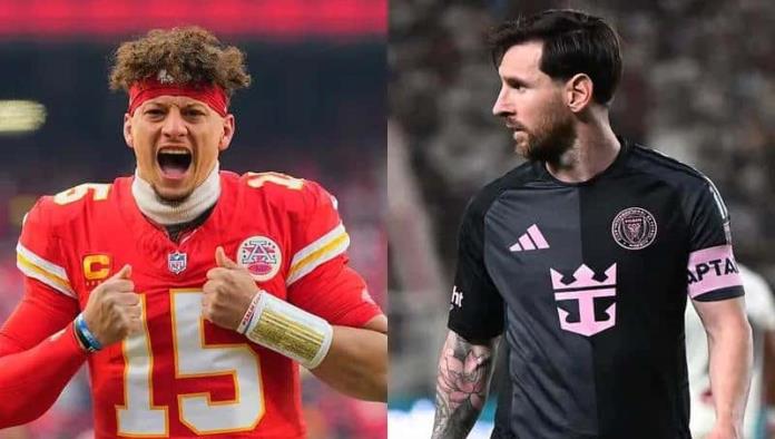 Patrick Mahomes se inspirará con presencia de Messi en el Super Bowl