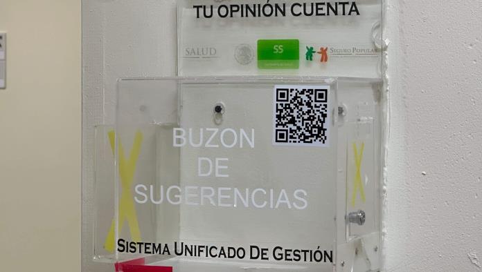 Instalan Buzón de Quejas en el Hospital General de Piedras Negras