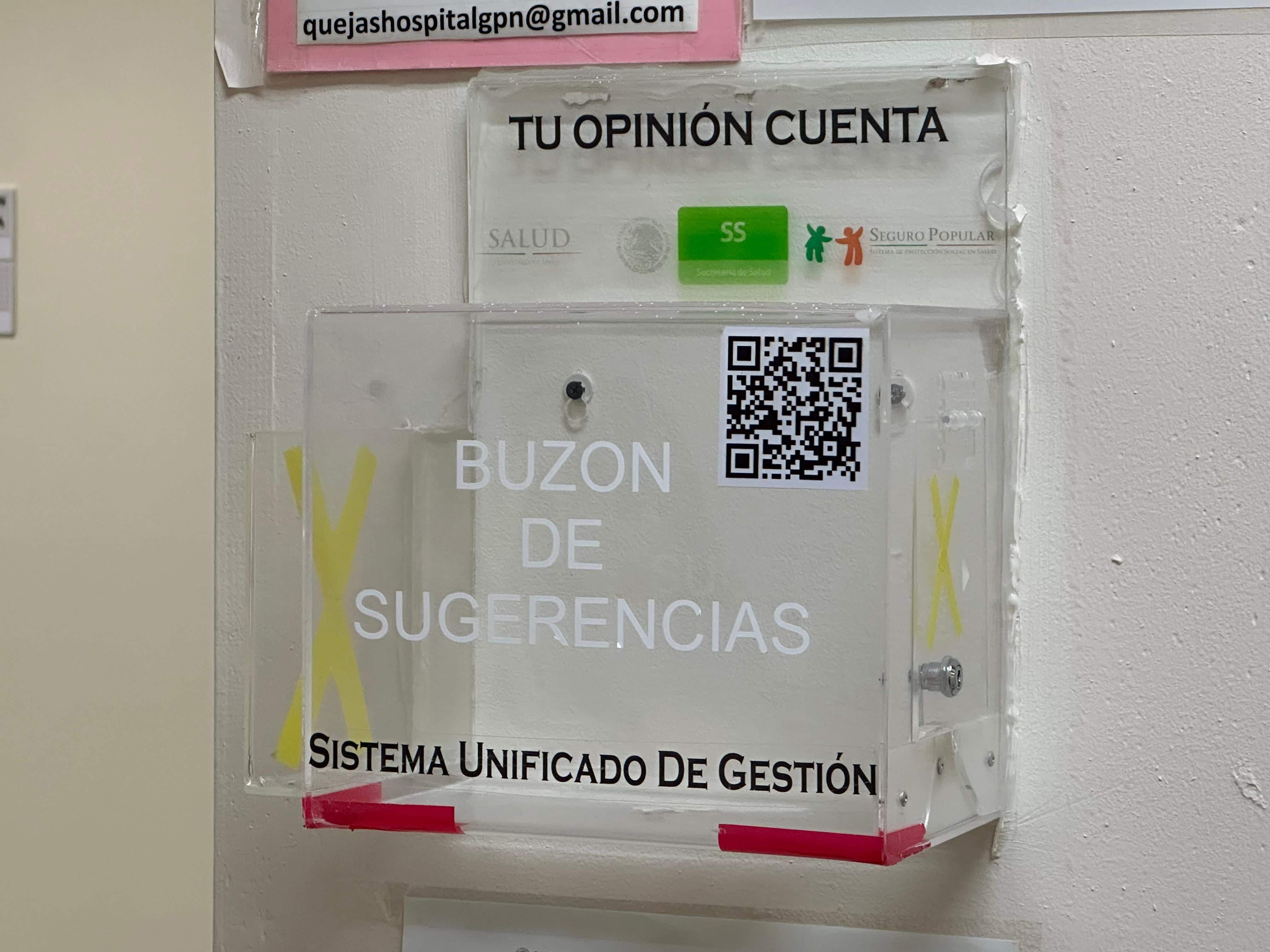 Instalan Buzón de Quejas en el Hospital General de Piedras Negras