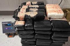 Incautan $1.4 MDD en cocaína en el Puente Internacional II de Eagle Pass