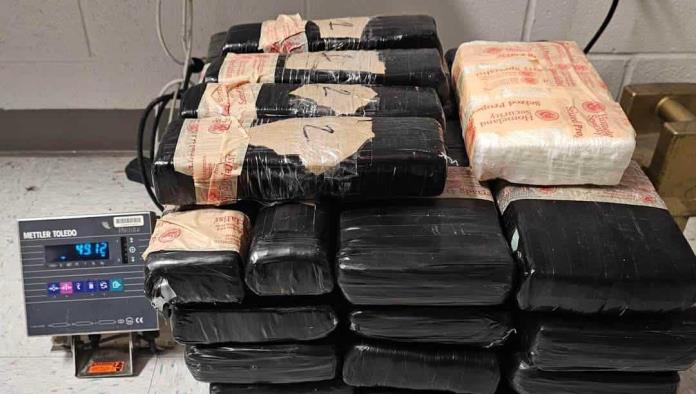 Incautan $1.4 MDD en cocaína en el Puente Internacional II de Eagle Pass