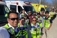 Donan equipo médico a Protección Civil y Bomberos de Zaragoza