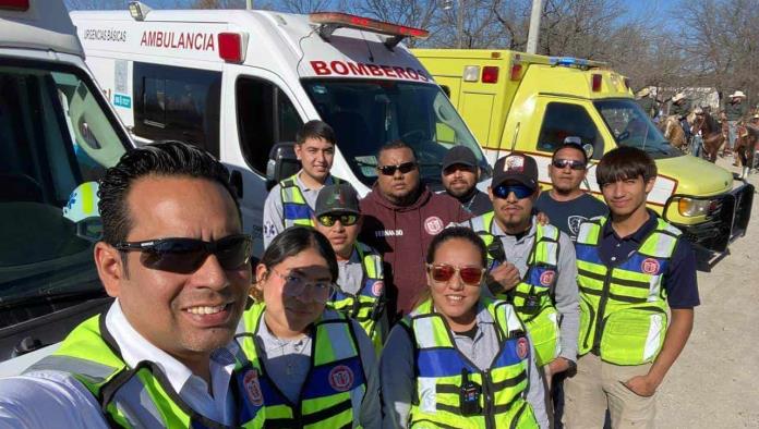 Donan equipo médico a Protección Civil y Bomberos de Zaragoza