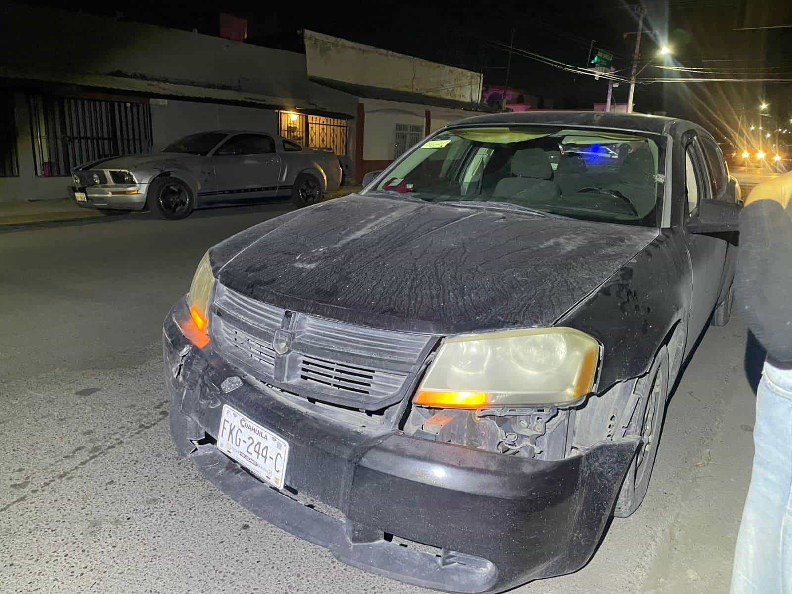 Choque en la Calle Iturbide Deja a Una Persona Sin Lesiones Graves