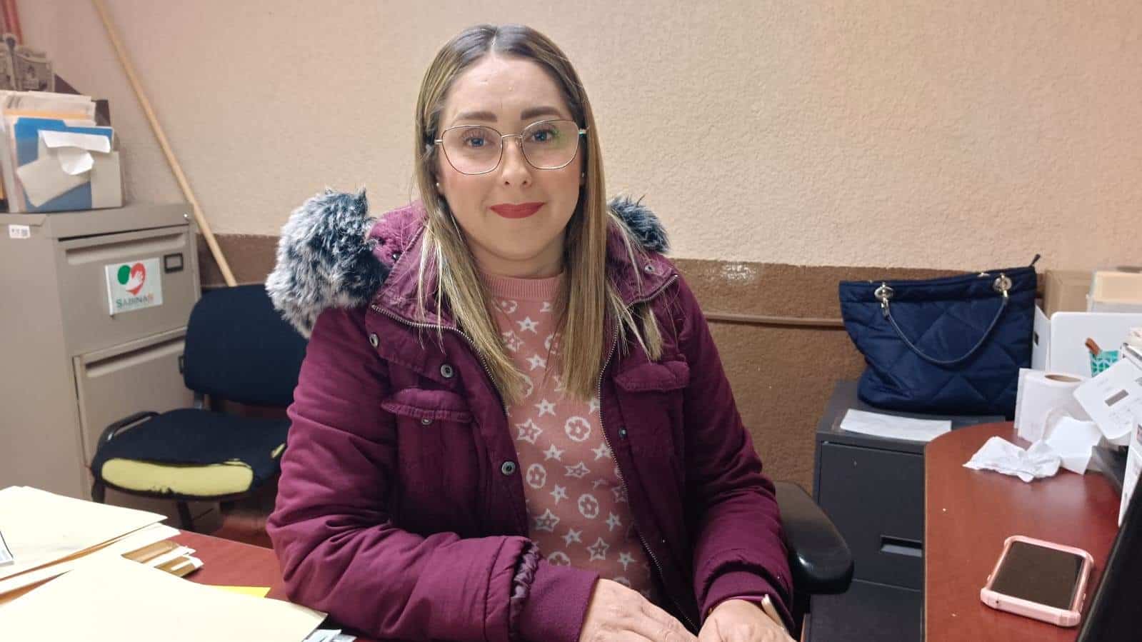 Rocío Rocha Reyes titular de la junta municipal de reclutamiento en Sabinas.