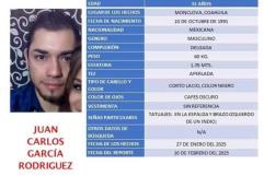 Urgente: Se Busca a Juan Carlos García Rodríguez, Desaparecido Desde el 27 de Enero