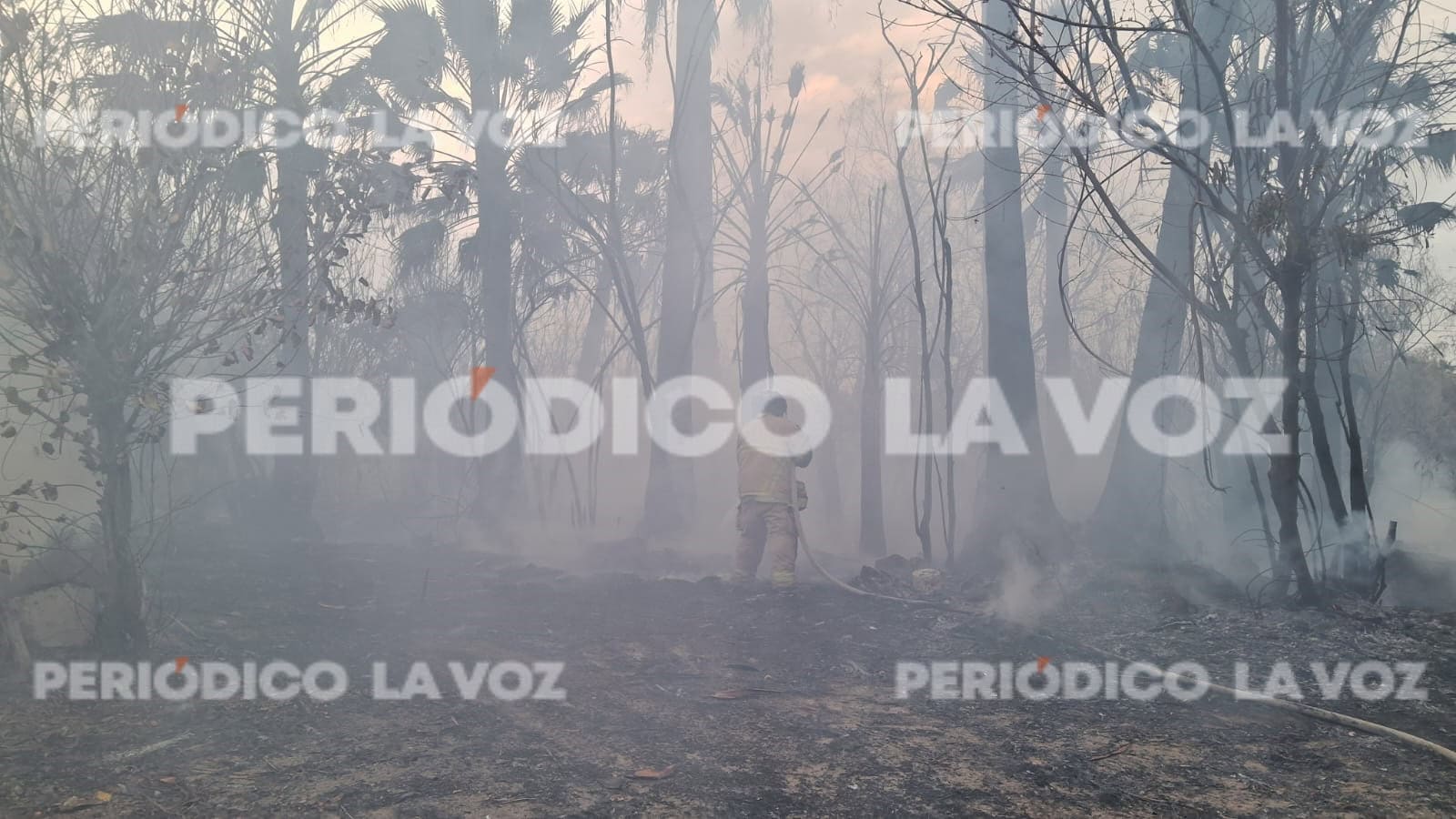 Prenden fuego a casa abandonada