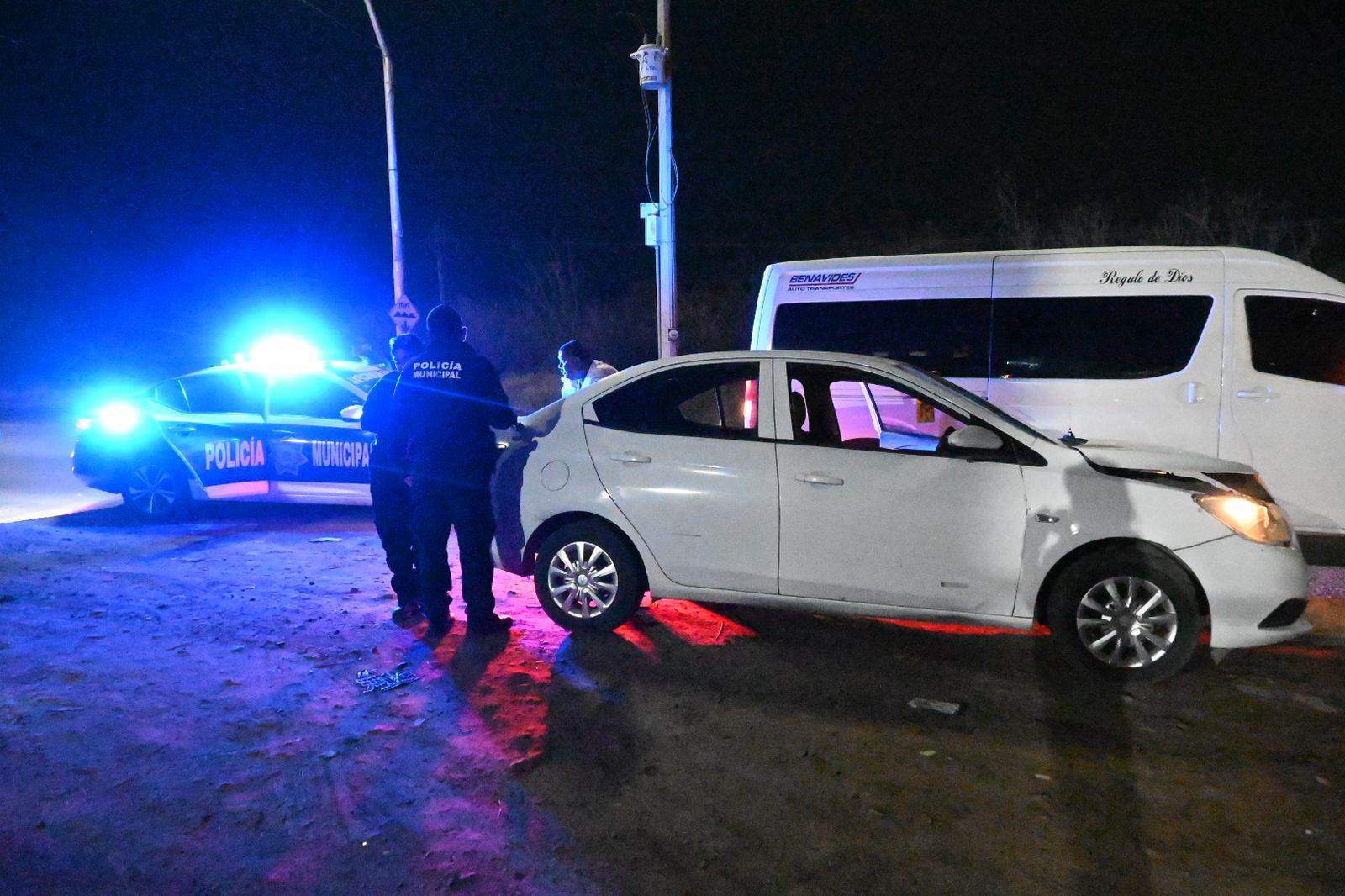 Mete la pata; causa accidente