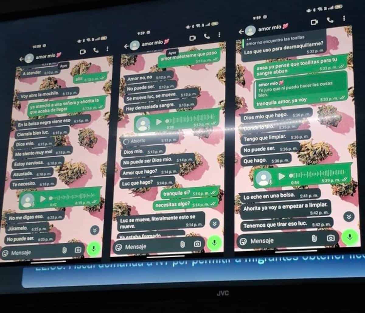 Revelan chats de padres que abandonaron a bebé en Edomex