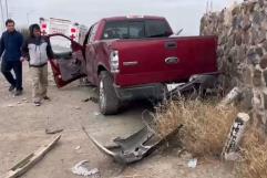 Cinco lesionados en cruento accidente